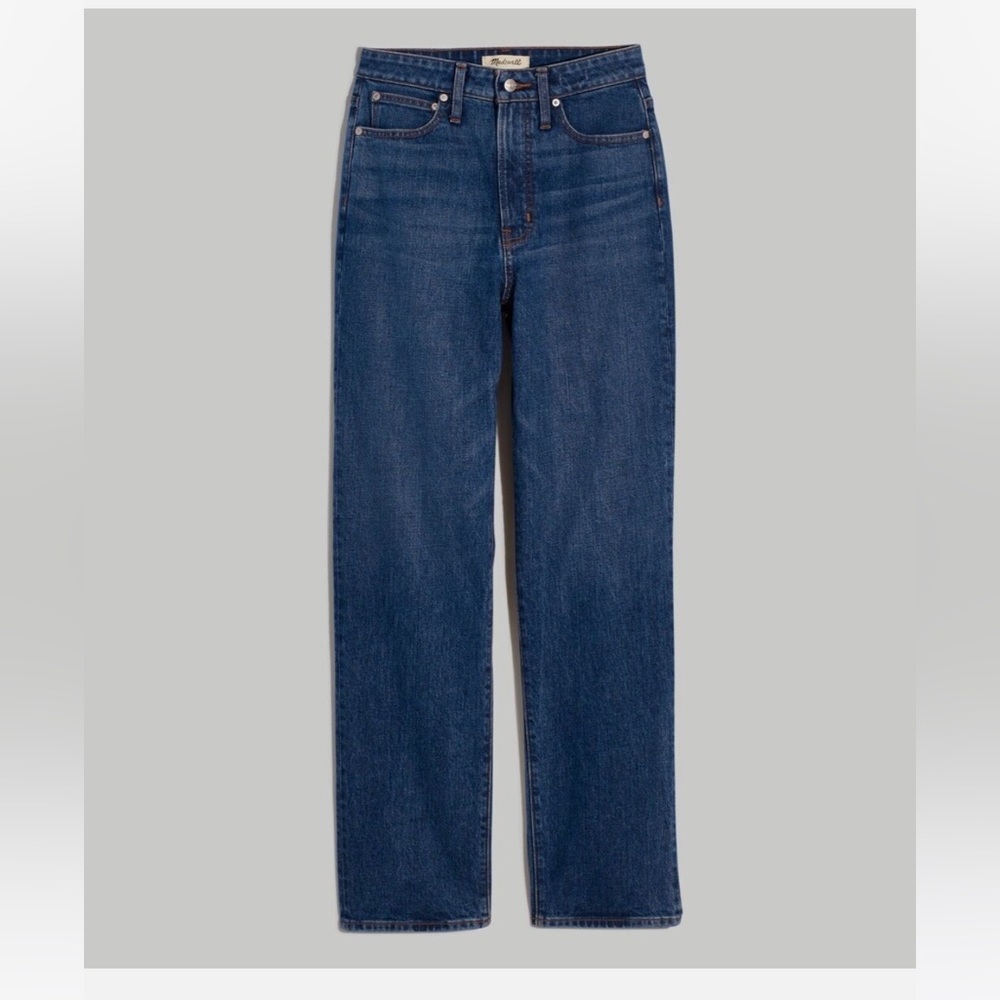 Madewell Tall Curvy Perfect Vintage Straight Full Length Jean Mayfield Wash, 27